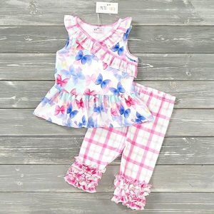 Free Like a Butterfly Capri Set by Pete + Lucy